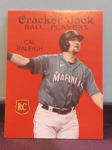 Cal Raleigh Seattle Mariners Cracker Jack Card