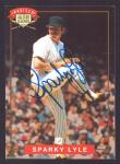 Sparky Lyle 1994 Nabisco All-Star Autographed Card