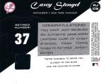 Casey Stengel 2021 Topps Tribute Jersey Card