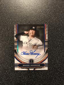 2023 Topps Tribute Goose Gossage Blue Autograph