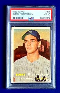 Bobby Richardson 1957 Topps Rookie Card #286