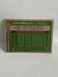 Lou Piniella 1976 Topps Yankees Card #453