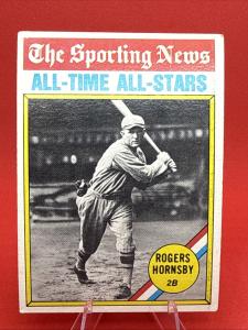 1976 Topps Rogers Hornsby All-Time All-Stars Card
