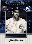 Joe Gordon NY Yankees Upper Deck Baseball Card