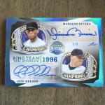 2024 Leaf Bronx Legacy Dual Auto Mariano Rivera Jeff Nelson