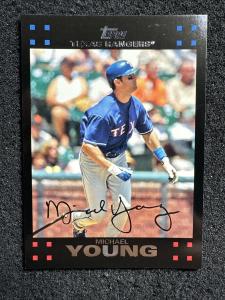 Michael Young 2007 Topps Baseball #474 Card
