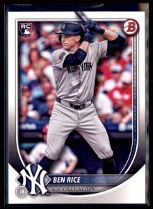 2025 Bowman Ben Rice New York Yankees RC Lot