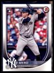 2025 Bowman Ben Rice New York Yankees RC Lot