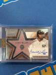 Bernie Williams 2025 Topps Five Star Auto Card