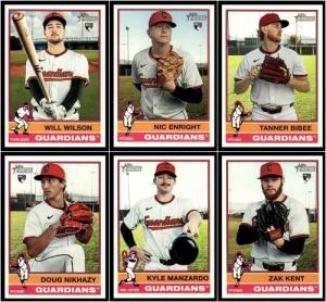 2025 Topps Heritage Cleveland Guardians Team Set