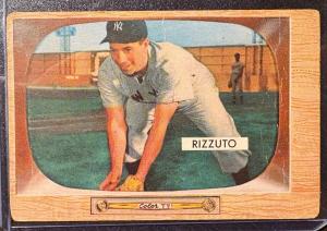 1955 Bowman Phil Rizzuto Baseball Card #10