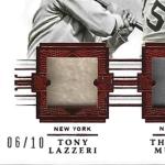 Thurman Munson Tony Lazzeri Triple Materials Card