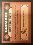 2024 New York Mets Grimace First Pitch Card