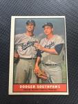 1961 Topps Sandy Koufax & Johnny Podres Card