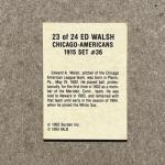 Ed Walsh 1993 Borden Cracker Jack #23 Card