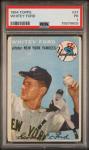 1954 Topps Whitey Ford HOF #37 PSA 1 Card