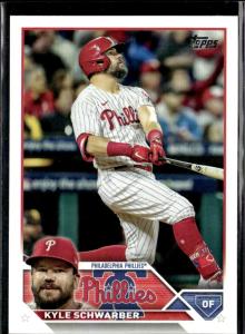 2023 Topps Kyle Schwarber Phillies #466 Card Lot