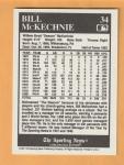 Bill McKechnie St. Louis Cardinals 1991 Card