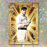 Jesse Burkett Holographic Gold Icon Card 01/10
