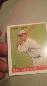 1933 Goudey Frankie Frisch #49 Sports Card