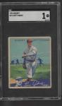 Lefty Grove 1934 Goudey SGC 1 Red Sox Card