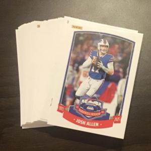 2025 Buffalo Bills Panini Farewell Season Card
