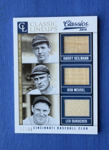 2014 Panini Classics Triple Bat Jersey Relic 57/99