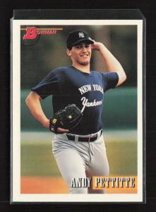 1993 Bowman Andy Pettitte Yankees Rookie Card