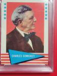 Charles Comiskey 1961 Fleer Baseball Card #18