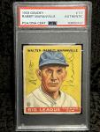 Rabbit Maranville Signed 1933 Goudey Baseball Card