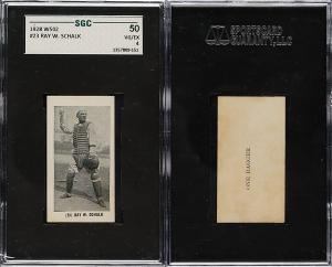 1928 W502 Ray Schalk Chicago Whitesox Card
