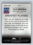 2019 Topps Dave Winfield Greatest Players Card