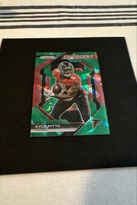 2023 Panini Prizm Kyle Pitts Green Ice Card