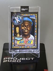 Topps PROJECT 2020 1952 Jackie Robinson Card