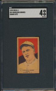 1923 W515-1 Burleigh Grimes #16 Card
