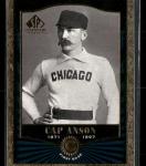 2001 SP Legendary Cuts Cap Anson Card
