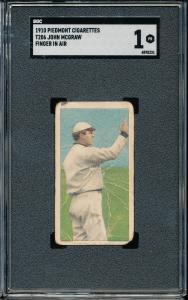 T206 John McGraw Finger in Air Card SGC 1