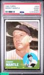 1963 Topps Mickey Mantle #200 New York Yankees