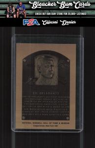1981-89 Hall of Fame Metallic Plaques Ed Delahanty
