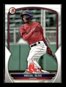 2023 Bowman Miguel Bleis Boston Red Sox Card Lot