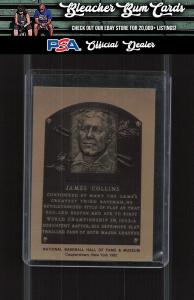 Jimmy Collins Hall of Fame Metallic Plaque 1981-89