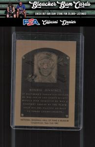 1981-89 Hall of Fame Metallic Plaque Hughie Jennings