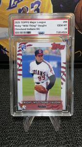 2025 TOPPS Ricky "Wild Thing" Vaughn Card
