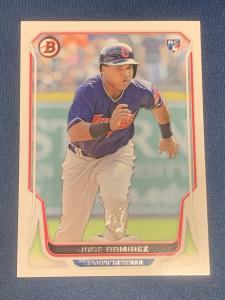 2014 Bowman Jose Ramirez Rookie Card #176