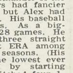 Grover Cleveland Alexander 1950 Callahan Baseball Card