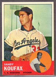 1963 Topps #210 Sandy Koufax Baseball Card