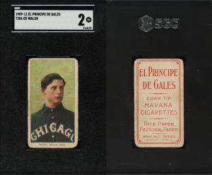 1909 T206 Ed Walsh Chicago White Sox Card
