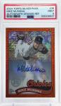 2024 Topps Mike Mussina Orange Mojo Auto /25 PSA 9