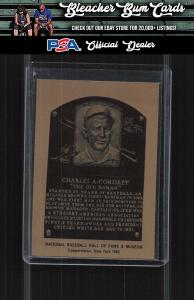 Charles Comiskey 1981-89 Hall of Fame Plaque