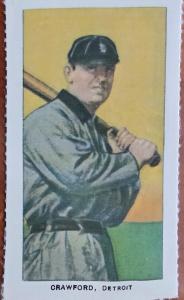 1909-11 T206 Sam Crawford Baseball Card Reprint